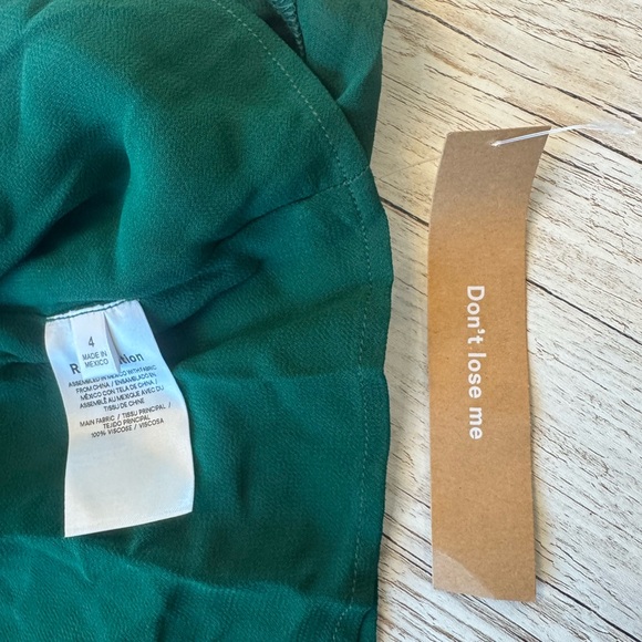 NWT Reformation Twilight Dress Emerald Size 4 - Picture 7 of 10
